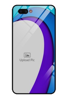 Oppo A3s Photo Printing on Glass Case  - Simple Pattern Design