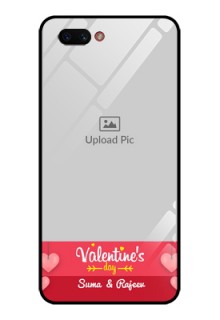Oppo A3s Custom Glass Phone Case  - Valentines Day Design