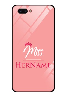 Oppo A3s Custom Glass Phone Case Mrs with Name