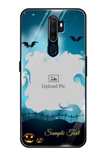 Oppo A5 2020 Custom Glass Phone Case  - Halloween frame design