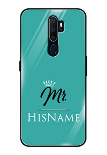 Oppo A5 2020 Custom Glass Phone Case Mr with Name