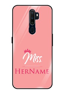 Oppo A5 2020 Custom Glass Phone Case Mrs with Name