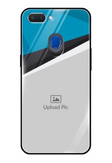 Oppo A5 Photo Printing on Glass Case  - Simple Pattern Photo Upload Design