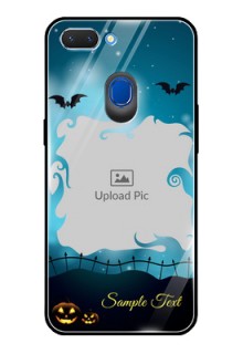 Oppo A5 Custom Glass Phone Case  - Halloween frame design