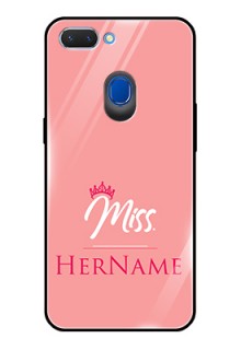 Oppo A5 Custom Glass Phone Case Mrs with Name