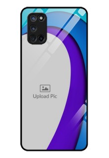 Oppo A52 Photo Printing on Glass Case - Simple Pattern Design