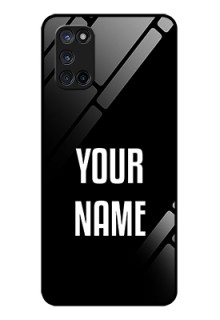 Oppo A52 Your Name on Glass Phone Case