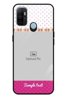 Oppo A53 Photo Printing on Glass Case  - Cute Girls Cover Design