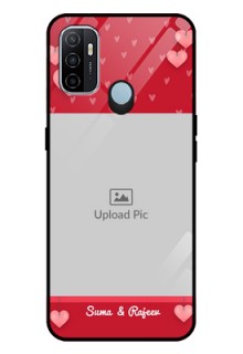 Oppo A53 Custom Glass Phone Case  - Valentines Day Design