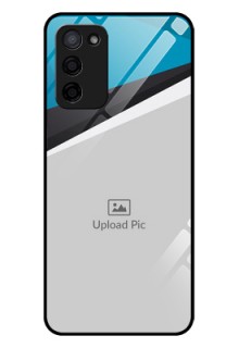 Oppo A53s 5G Photo Printing on Glass Case - Simple Pattern Photo Upload Design