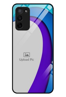 Oppo A53s 5G Photo Printing on Glass Case - Simple Pattern Design