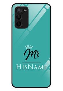 Oppo A53s 5G Custom Glass Phone Case Mr with Name