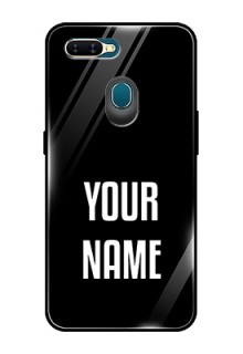 Oppo A7 Your Name on Glass Phone Case