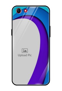 Oppo A83 Photo Printing on Glass Case  - Simple Pattern Design