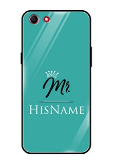 Oppo A83 Custom Glass Phone Case Mr with Name