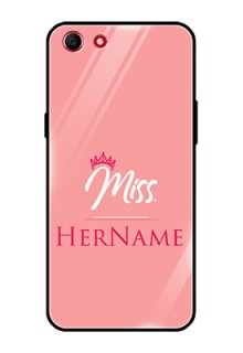 Oppo A83 Custom Glass Phone Case Mrs with Name