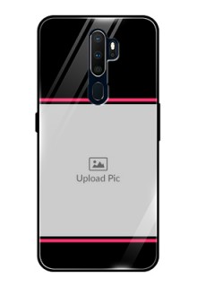 Oppo A9 2020 Custom Glass Mobile Case  - with Add Text Design