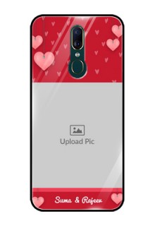 Oppo A9 Custom Glass Phone Case  - Valentines Day Design