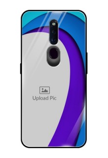 Oppo F11 Pro Photo Printing on Glass Case  - Simple Pattern Design