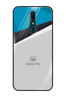 Oppo F11 Photo Printing on Glass Case  - Simple Pattern Photo Upload Design