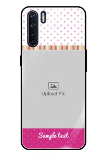 Oppo F15 Photo Printing on Glass Case  - Cute Girls Cover Design