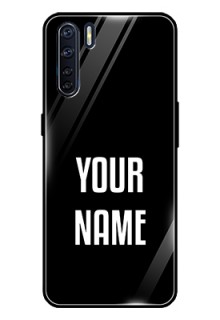 Oppo F15 Your Name on Glass Phone Case