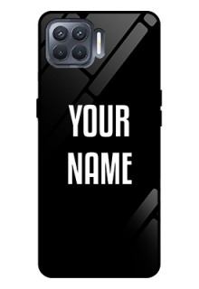 Oppo F17 Pro Your Name on Glass Phone Case