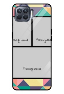 Oppo F17 Custom Glass Phone Case  - Bulk Pic Upload Design