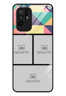 Oppo F19 Pro Plus 5G Custom Glass Phone Case - Bulk Pic Upload Design