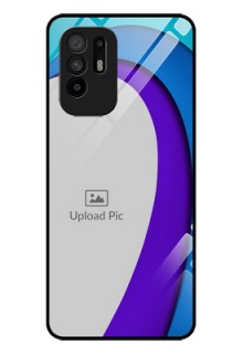 Oppo F19 Pro Plus 5G Photo Printing on Glass Case - Simple Pattern Design