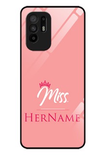 Oppo F19 Pro Plus 5G Custom Glass Phone Case Mrs with Name