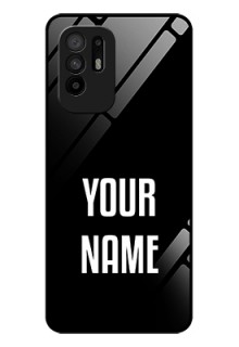 Oppo F19 Pro Plus 5G Your Name on Glass Phone Case