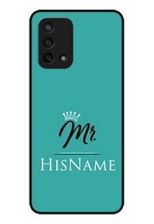 Oppo F19 Custom Glass Phone Case Mr with Name