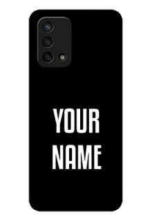 Oppo F19 Your Name on Glass Phone Case