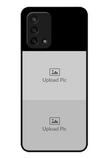 Oppo F19 2 Images on Glass Phone Cover