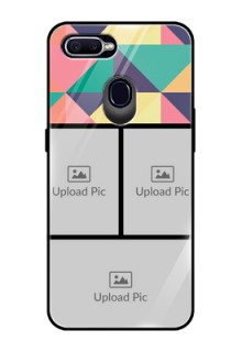 Oppo F9 Custom Glass Phone Case  - Bulk Pic Upload Design