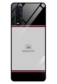 Oppo Find X2 Custom Glass Mobile Case  - with Add Text Design