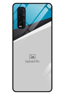 Oppo Find X2 Photo Printing on Glass Case  - Simple Pattern Photo Upload Design