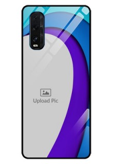 Oppo Find X2 Photo Printing on Glass Case  - Simple Pattern Design