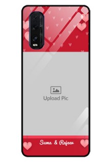 Oppo Find X2 Custom Glass Phone Case  - Valentines Day Design