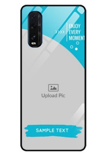 Oppo Find X2 Custom Glass Mobile Case  - Happy Moment Design