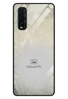 Oppo Find X2 Custom Glass Phone Case  - with vintage design