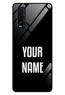 Oppo Find X2 Your Name on Glass Phone Case