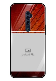 Reno 10x zoom Personalized Glass Phone Case  - Leather Phone Case Design