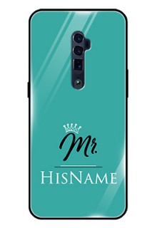 Reno 10x zoom Custom Glass Phone Case Mr with Name