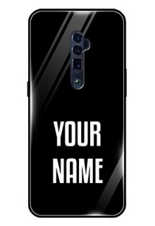 Reno 10x zoom Your Name on Glass Phone Case
