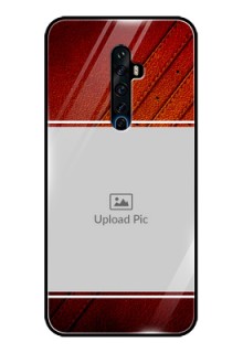 Oppo Reno 2F Personalized Glass Phone Case  - Leather Phone Case Design