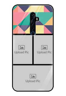 Oppo Reno 2F Custom Glass Phone Case  - Bulk Pic Upload Design