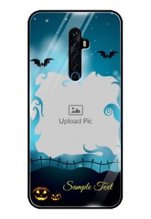 Oppo Reno 2F Custom Glass Phone Case  - Halloween frame design