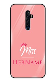 Oppo Reno 2F Custom Glass Phone Case Mrs with Name